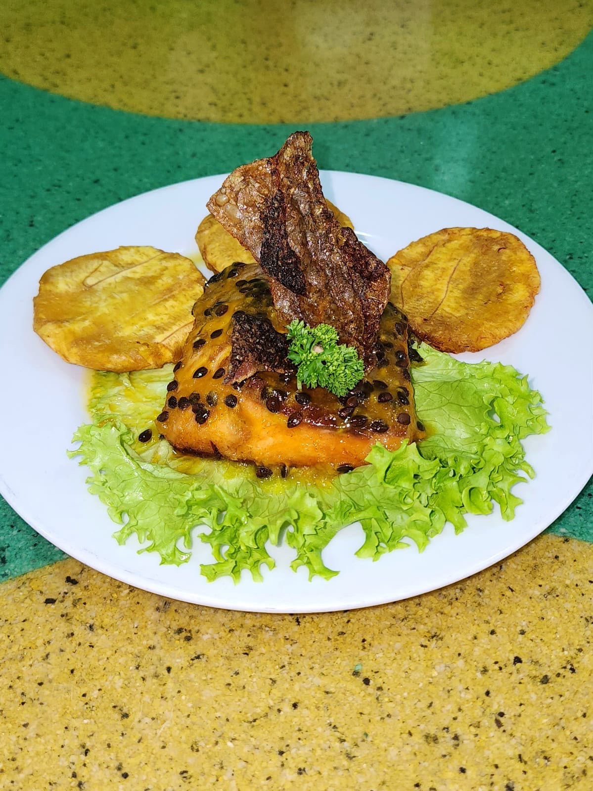 Filete de Salmón 350g a la Maracuyá