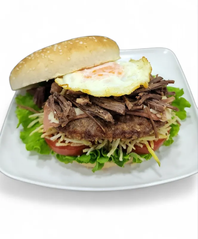 Combo Hamburguesa Desmechada Carne